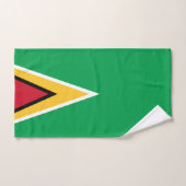 Drapeau de la Guyane (Serviette à main)