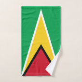 Drapeau de la Guyane (Serviette à main)