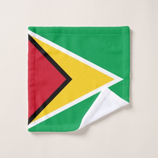 Drapeau de la Guyane (Gant de toilette)