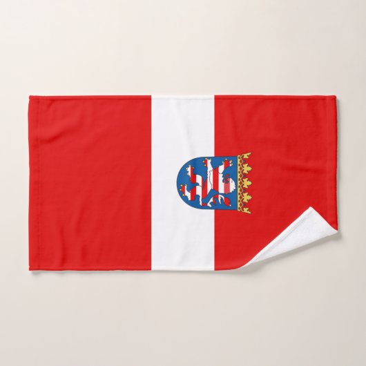 Drapeau de la Hesse serviette à main (Serviette à main)