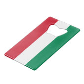 Drapeau de la Hongrie Carte de crédit Ouverture de (Devant Angle)