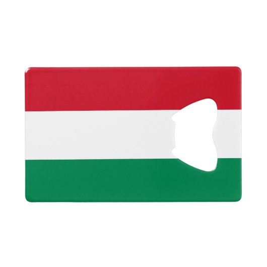 Drapeau de la Hongrie Carte de crédit Ouverture de (Dos Horizontal)