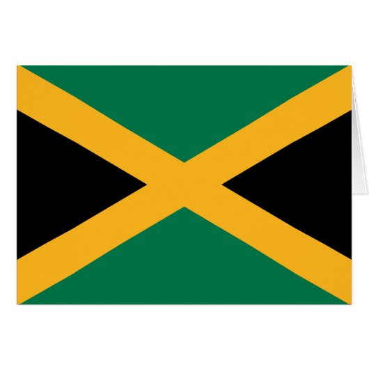 Drapeau de la Jamaïque (Devant horizontal)