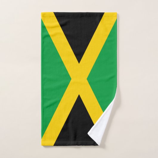 Drapeau de la Jamaïque (Serviette à main)