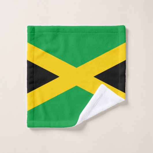 Drapeau de la Jamaïque (Gant de toilette)