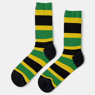 Drapeau de la Jamaïque Fiers Jamaïcains Chaussette