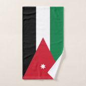 Drapeau de la Jordanie (Serviette à main)