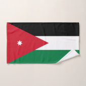 Drapeau de la Jordanie (Serviette à main)