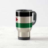 Drapeau de la Jordanie Voyage / Mug Commuter (Devant droit)