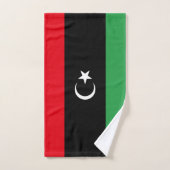 Drapeau de la Libye (Serviette à main)