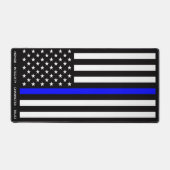 Drapeau de la ligne bleue mince (États-Unis) (Recto)