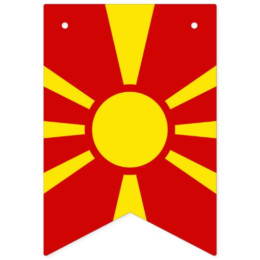 Drapeau de la Macédoine du Nord (Premier drapeau)