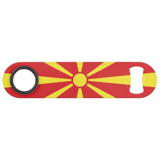 Drapeau de la Macédoine du Nord (Devant (Horizontal))