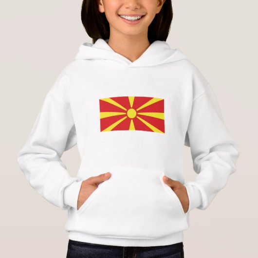 Drapeau de la Macédoine du Nord (Devant)