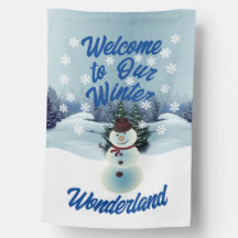 Drapeau de la maison Winter Wonderland