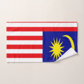 Drapeau de la Malaisie (Serviette à main)