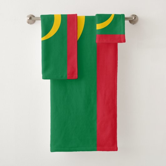 Drapeau de la Mauritanie (En situation)
