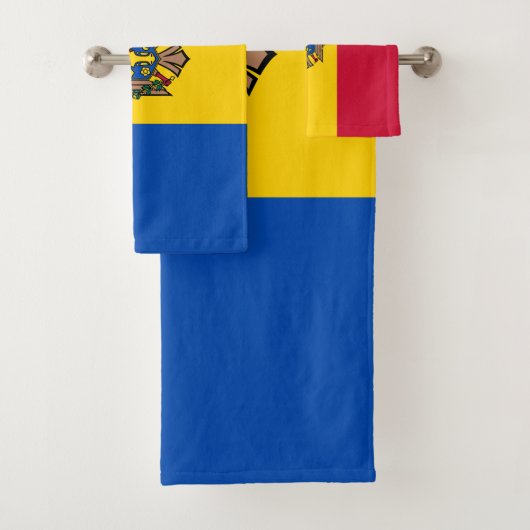 Drapeau de la Moldavie (En situation)