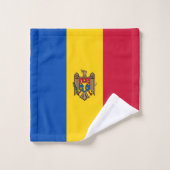 Drapeau de la Moldavie (Gant de toilette)