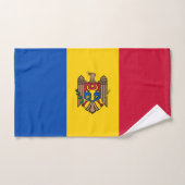 Drapeau de la Moldavie (Serviette à main)