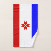 Drapeau de la Mordovie (Serviette à main)