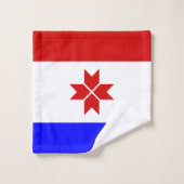 Drapeau de la Mordovie (Gant de toilette)