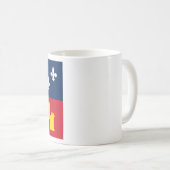 Drapeau de la Mug de café Acadiana (Devant droit)