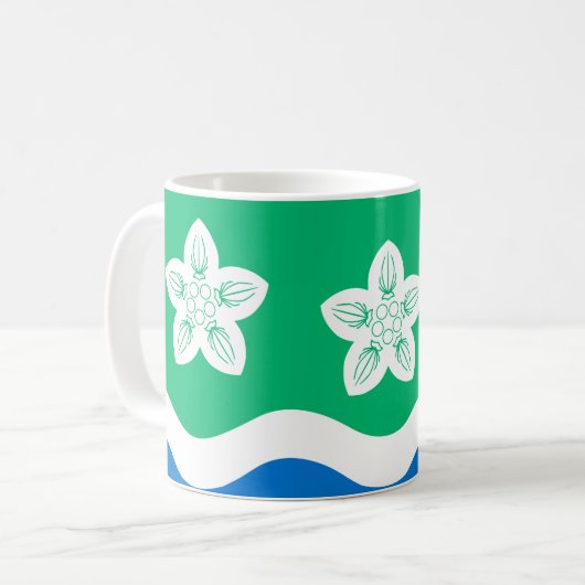 Drapeau de la Mug de café Cumberland (Devant gauche)