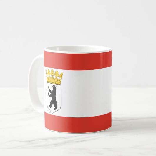 Drapeau de la Mug de café de Berlin (Devant gauche)