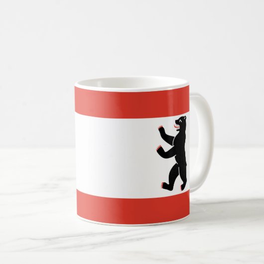 Drapeau de la Mug de café de Berlin (Devant droit)