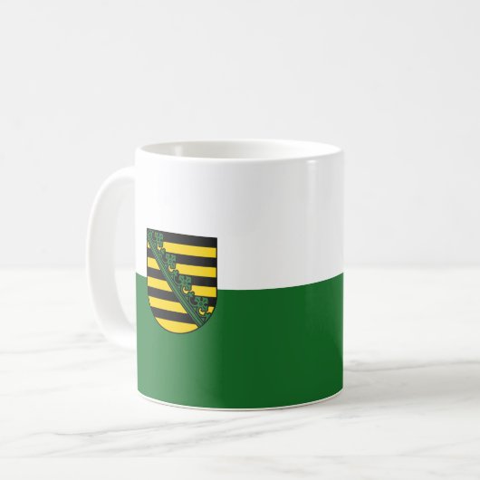 Drapeau de la Mug de café de Saxe (Devant gauche)
