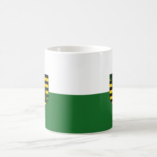 Drapeau de la Mug de café de Saxe (Centre)
