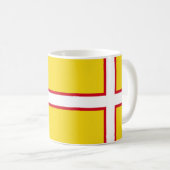Drapeau de la Mug de café Dorset (Devant droit)