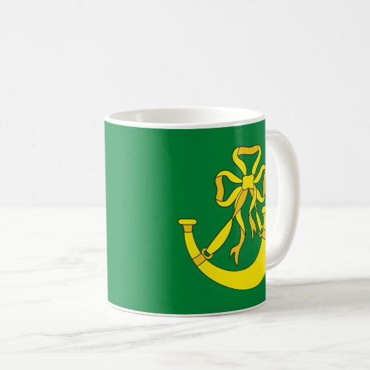 Drapeau de la Mug de café Huntingdonshire (Devant droit)