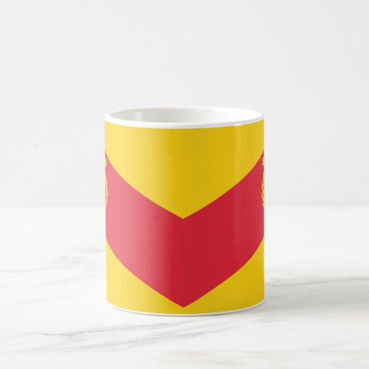 Drapeau de la Mug de café Staffordshire (Centre)