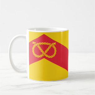 Drapeau de la Mug de café Staffordshire