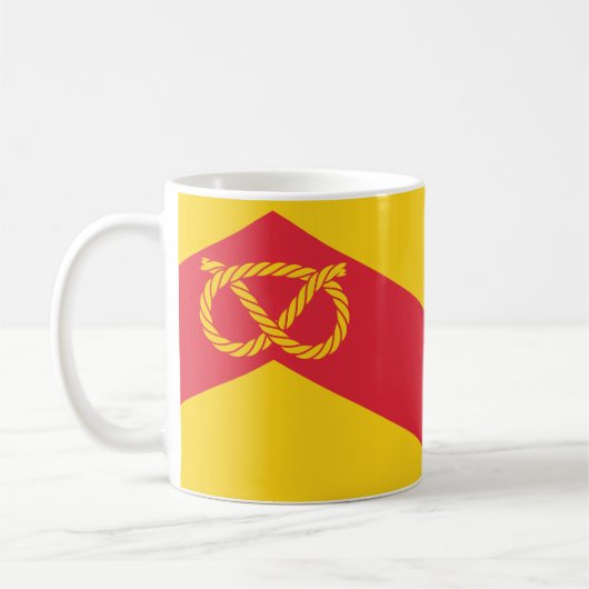Drapeau de la Mug de café Staffordshire (Gauche)