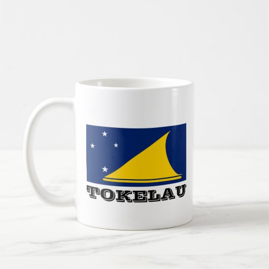 Drapeau de la Mug de café Tokelau (Gauche)