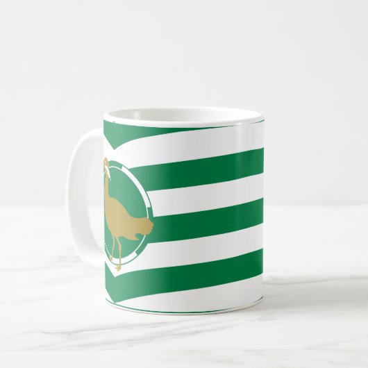 Drapeau de la Mug de café Wiltshire (Devant gauche)