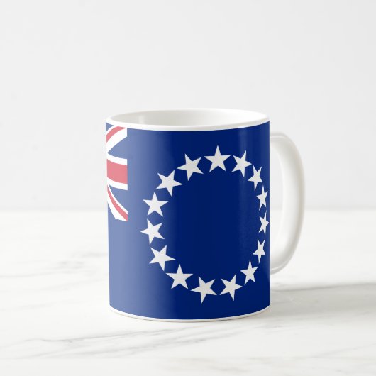Drapeau de la Mug des Îles Cook (Devant droit)