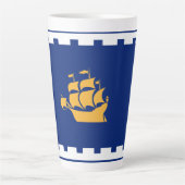 Drapeau de la Mug Latte de Québec (Devant)