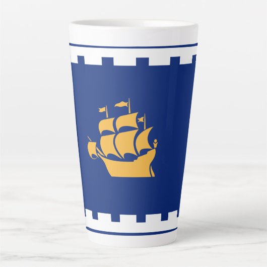 Drapeau de la Mug Latte de Québec (Devant)