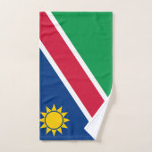Drapeau de la Namibie (Serviette à main)