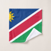 Drapeau de la Namibie (Gant de toilette)