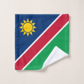 Drapeau de la Namibie (Gant de toilette)