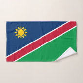 Drapeau de la Namibie (Serviette à main)