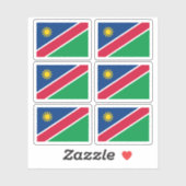 Drapeau de la Namibie - une collection Sticker (Feuille)