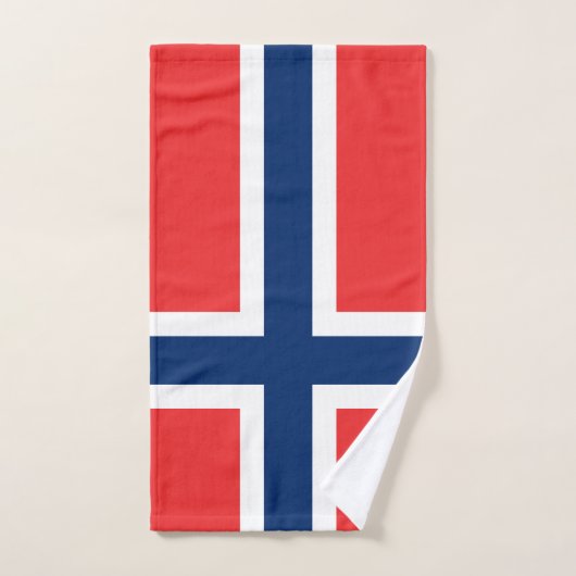 Drapeau de la Norvège (Serviette à main)