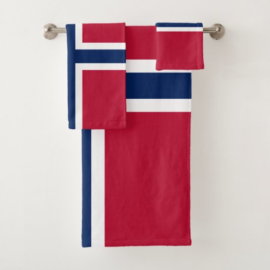 Drapeau de la Norvège (En situation)