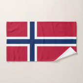 Drapeau de la Norvège (Serviette à main)
